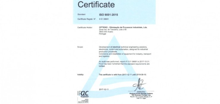 Transition Audit of ISO9001 Standard