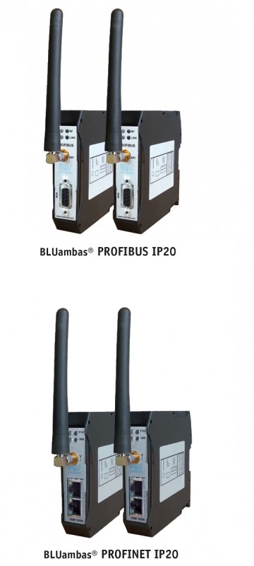 Wireless Fieldbus  PROFIBUS & PROFINET BLUambas®